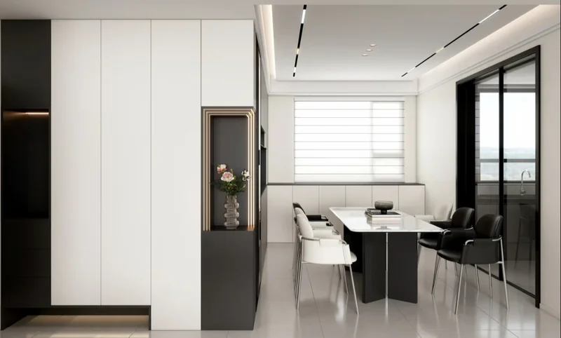Aluminum Framed Glass Doors Double-Glazed for Office Buildings